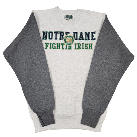 Galt Crew Other - Vintage Notre Dame Fighting Irish Sweatshirt Youth L Gray Galt Crew NCAA USA